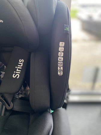 [OUTLET] Carrello Sirius CRL-8808 Fotelik Samochodowy 0-36kg Absolute Black