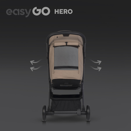 Easy Go Hero Wózek Spacerowy Golden Beige