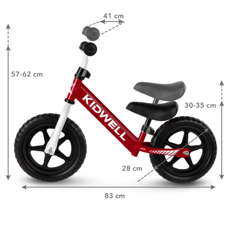Kidwell Rebel Rowerek Biegowy Red