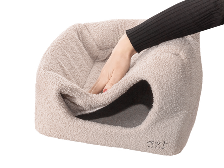 Petto Domek Legowisko 2w1 Uchi Cozy Szare