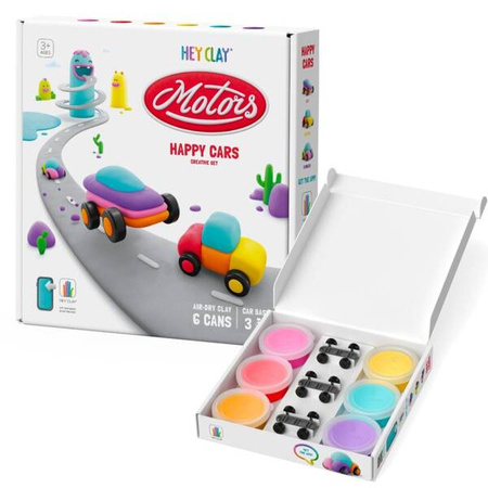 Tm Toys Hey Clay Masa Plastyczna Wesołe Auta