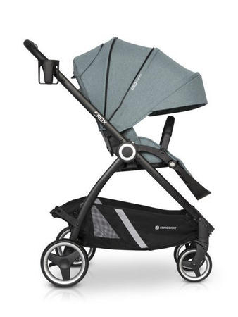 Euro-Cart Crox Wózek Głęboko-Spacerowy 2w1 z miękką gondolą Cosmic Blue