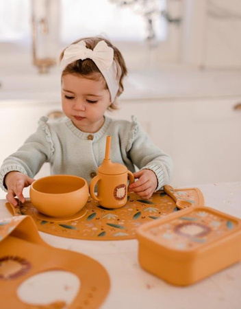 Sassi Sztućce silikonowe dla dzieci Lew 