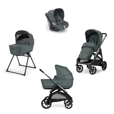 Inglesina Aptica System Quattro Wózek Głęboko-Spacerowy Fotelikiem Darwin Emerald Green