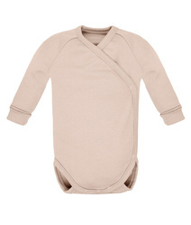Poofi Body z Długim Rękawem Rozmiar 68 3-6m Latte
