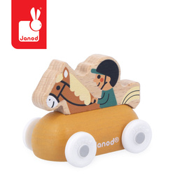 Janod Pojazd Jeździec konny Góry Cross Roads 12m+