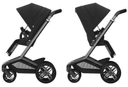 Maxi-Cosi Fame + Carrycot Wózek Głęboko-Spacerowy 2w1 Twillic Black