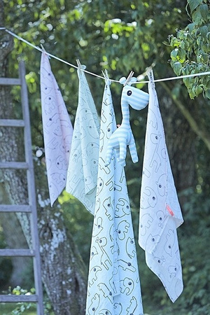 Done by Deer Contour Pieluszka Powder 2szt