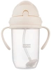 Canpol Babies - Kubek Niekapek Z Rurką I Odważnikiem 270 ML Beżowy