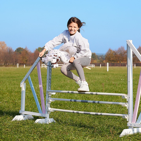 Hoppihorse Koń na Kiju Hobby Horse A4 Biały 64cm