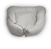 PETITE&MARS Bawełniany Kokon Niemowlęcy Feel Safe 90 x 60 cm Light Grey