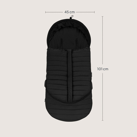 Lionelo Oli Śpiworek do Wózka Black 