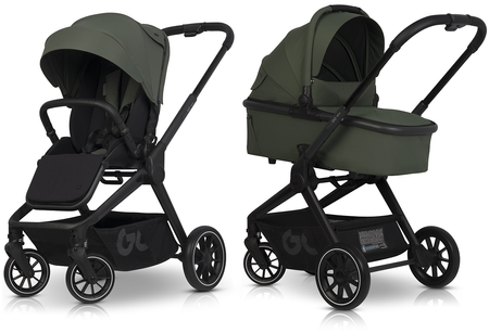 Easy Go Reva Wózek Głęboko-Spacerowy Jungle Green