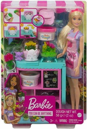 Barbie Kwiaciarnia + Lalka Zestaw GTN58