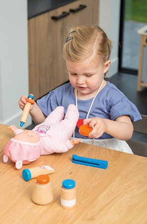 Joueco Drewniany zestaw Doktor