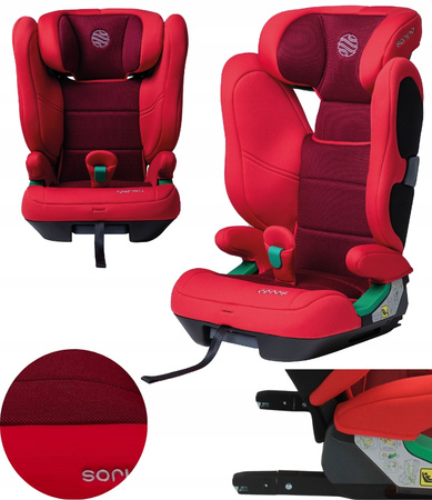 Sorino Ceres Fotelik Samochodowy 15-36 kg Red