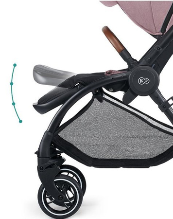 Kinderkraft Evolution Wózek Spacerowy + Cocoon mauvelous pink