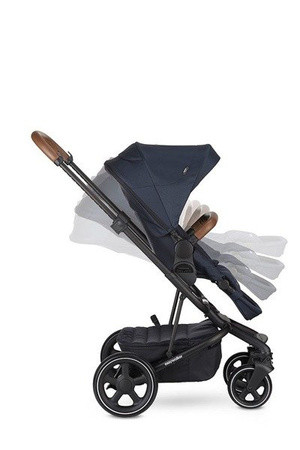 Easywalker Harvey 2  Premium Wózek Spacerowy  Sapphire Blue  (zawiera stelaż, siedzisko z budką, pałąk, folię przeciwdesz. i adapter wysokości) Sapphire Blue