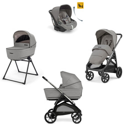 Inglesina Aptica System Quattro Wózek Głęboko-Spacerowy Fotelikiem Darwin Infant Recline Platinum Grey