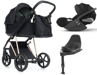 Roan Ivi 2.0 Wózek Głęboko-Spacerowy + Cybex Cloud T I-Size Plus Fotelik Samochodowy + Baza T