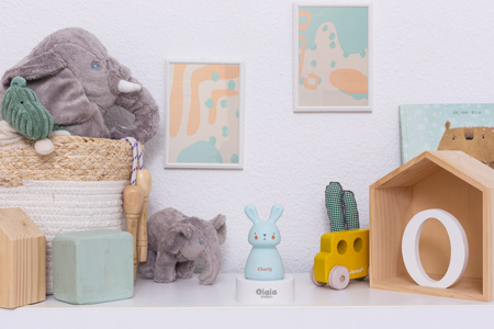 Olala Boutique Lampka nocna LED Króliczek Charly - Niebieski