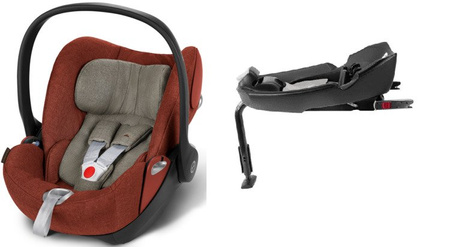 Cybex Cloud Q Fotelik Samochodowy 0-13kg + Baza Q-Fix Autumn Gold Plus