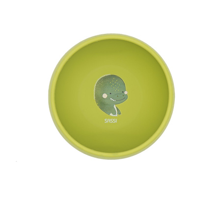 Sassi Miska silikonowa z przyssawką Dinozaur