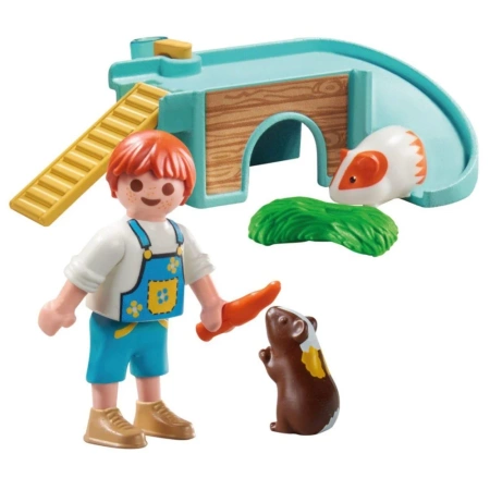 Playmobil - my Life Chłopiec ze świnką morską 71746