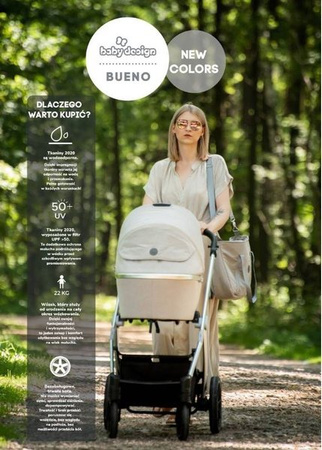 [OUTLET] Baby Design Bueno Wózek Głęboko-Spacerowy 2w1 01 yellow 