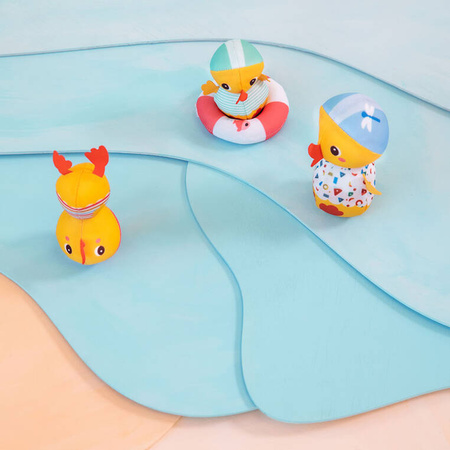 LILLIPUTIENS 3 kaczuszki do kąpieli Nauka pływania 9 m+