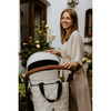 Roan Ivi 2.0 Wózek Głęboko-Spacerowy Rama Rose Gold Mocca + Cybex Aton B2 i-Size Fotelik Samochodowy 0-13kg + Baza One Volcano Black
