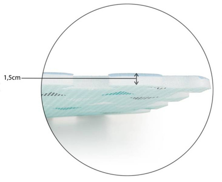 Petite&Mars Puzzle Piankowe Podłogowe dla Dzieci 6 szt.