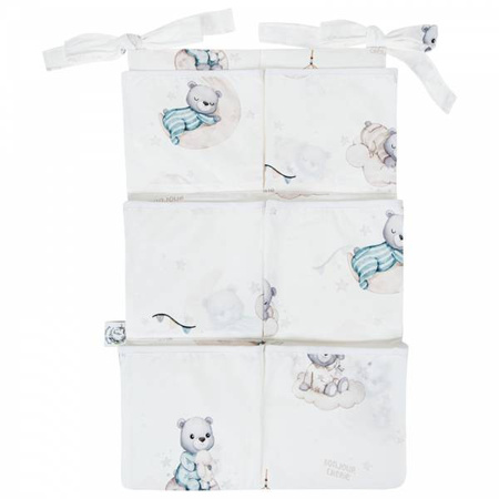 Bonjour Cherie Organizer na Łóżeczko 65x40 cm Misie