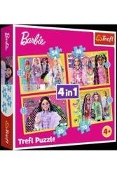Trefl Puzzle 4w1 Wesoły Świat Barbie