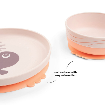 Done by Deer Foodie Zestaw Obiadowy z Przyssawką Wally Powder