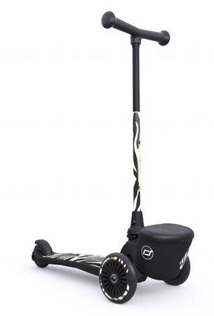 [OUTLET] Scootandride Highwaykick 2 Lifestyle Hulajnoga Trójkołowa Balansowa z Zamykanym Schowkiem 2+ Zebra