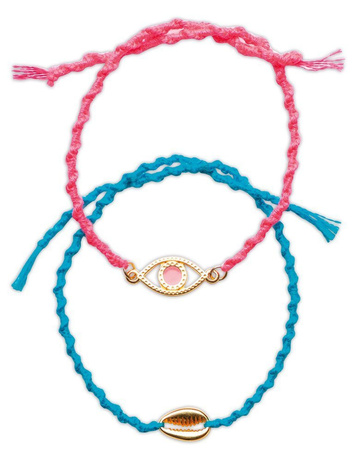 Janod Zestaw do tworzenia biżuterii Bransoletki przyjaźni 8+