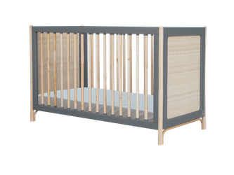 Theo Bebe Oceania Łóżeczko Ratanowe 60x120cm Silex