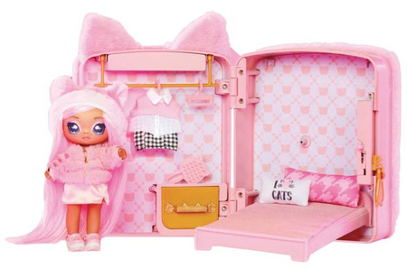 Na! Na! Na! Surprise 3w1 Plecak + Sypialnia + Laleczka Pink Kitty