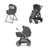 Inglesina Aptica Duo Wózek Glęboko-Spacerowy + Stojak na Gondolę Velvet Grey 2024