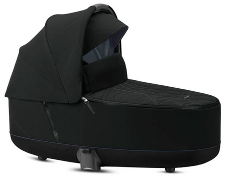 Cybex e-Priam 3.0 Rama ze Stelażem Siedziska + Gondola Wózek Głęboki Eco Onyx Black