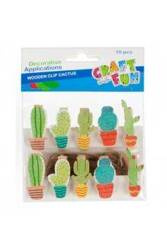 Craft With Fun Spinacze Drewniane Kaktusy
