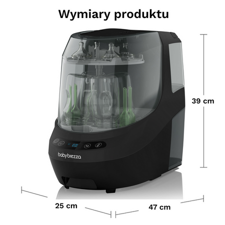Baby Brezza Bottle Washer Pro Urządzenie Myje, Suszy i Sterylizuje All White
