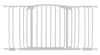 Dreambaby Zestaw Combo-Bramka Dla Dzieci Chelsea (W:97-106cm x H:75cm) + Rozszerzenia 9cm,18cm