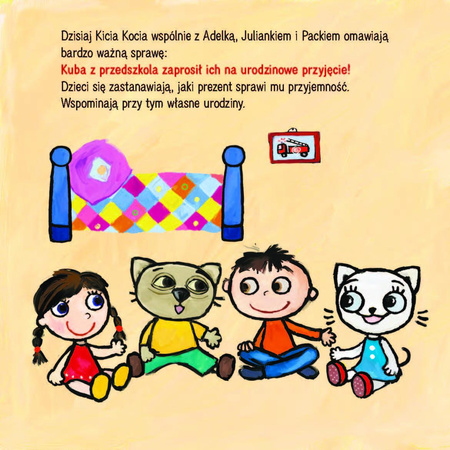 Media Rodzina Książeczka Kicia Kocia Idzie na Urodziny