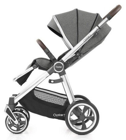 Oyster 3 Wózek Spacerowy  Mercury - srebrny stelaż