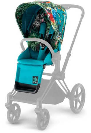 Cybex e-Priam 4.0 Rama ze Stelażem Siedziska + Tapicerka Wózek Spacerowy We The Best Dj Khaled