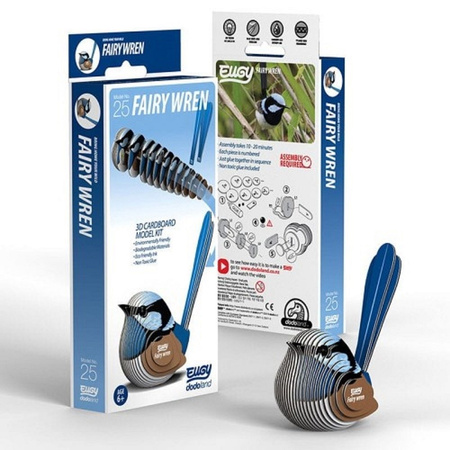 Eugy Eko 3D Układanka Ptak Strzyżyk