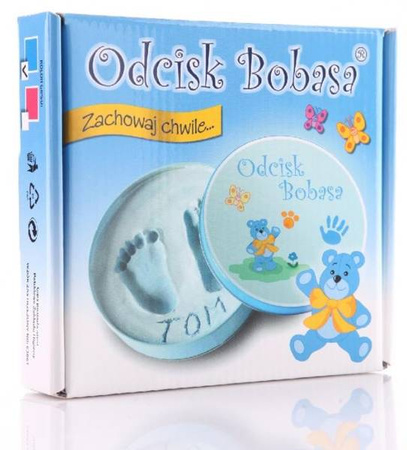Odcisk Bobasa Zestaw Odcisk Bobasa  Niebieski