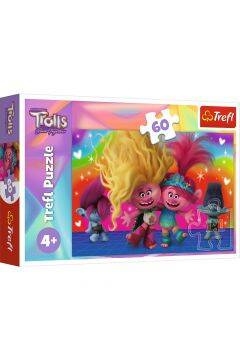 Trefl Puzzle 60 el. Przyjacielskie Trolle